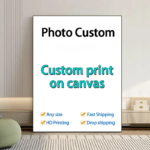 Custom Printed Paintings on Canvas, Wall Art Poster Pictures for Living Room, Home Decoration, Waterproof Painting, Customized Gifts