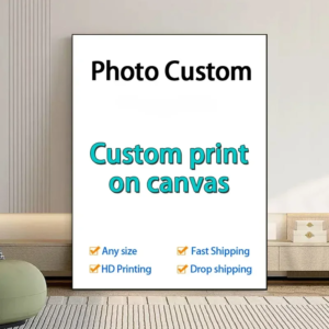 Custom Printed Paintings on Canvas, Wall Art Poster Pictures for Living Room, Home Decoration, Waterproof Painting, Customized Gifts